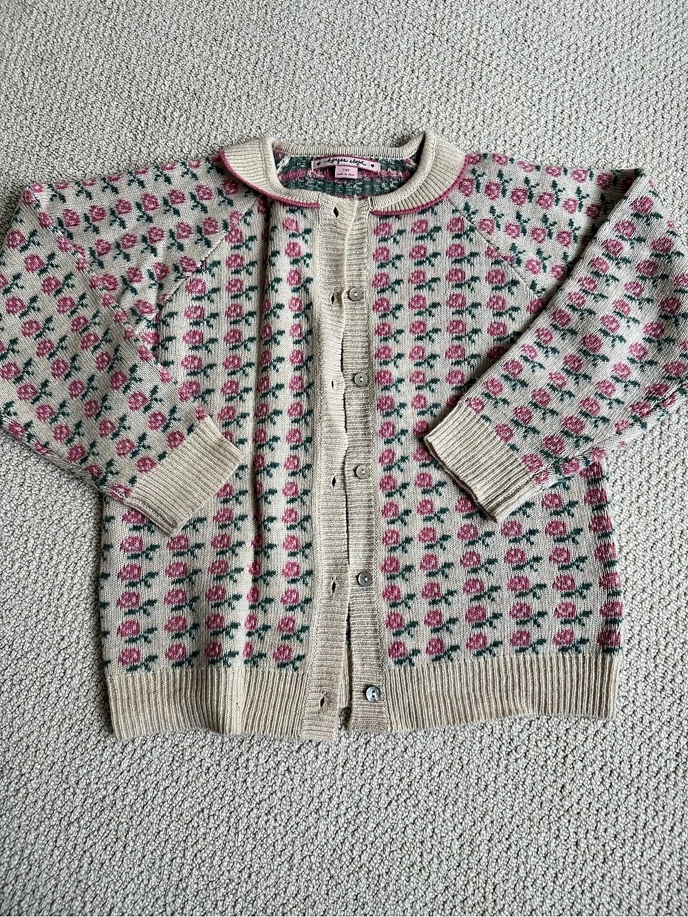 Konges Rose Cardigan 7-8Y
